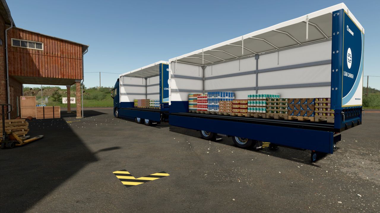 Вантажівка VOLVO FH16 TANDEM для Farming Simulator 25
