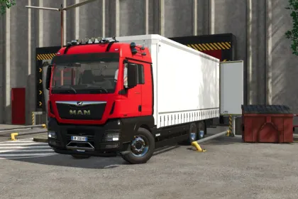 Lkw MAN TGX 26.640 Curtainsider für Farming Simulator 25