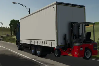 Вантажівка MAN TGX 26.640 Curtainsider для Farming Simulator 25 — 2
