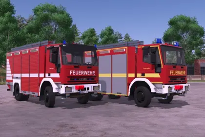 Pojazd ratunkowy Lizard Unifire RW-2 do Farming Simulator 25