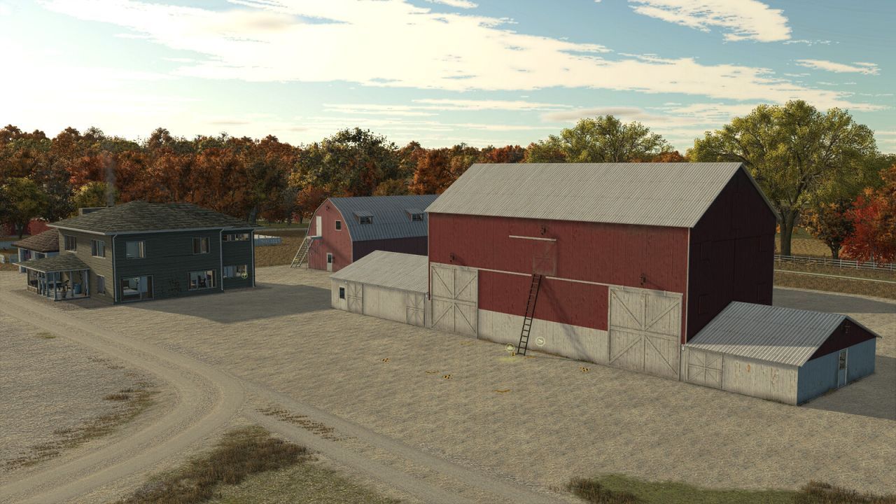 Пакет будівель American Pt2 для Farming Simulator 25
