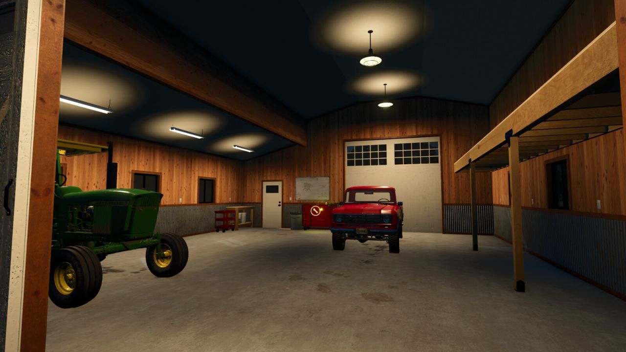Сарай Classic з місцем для зберігання для Farming Simulator 25