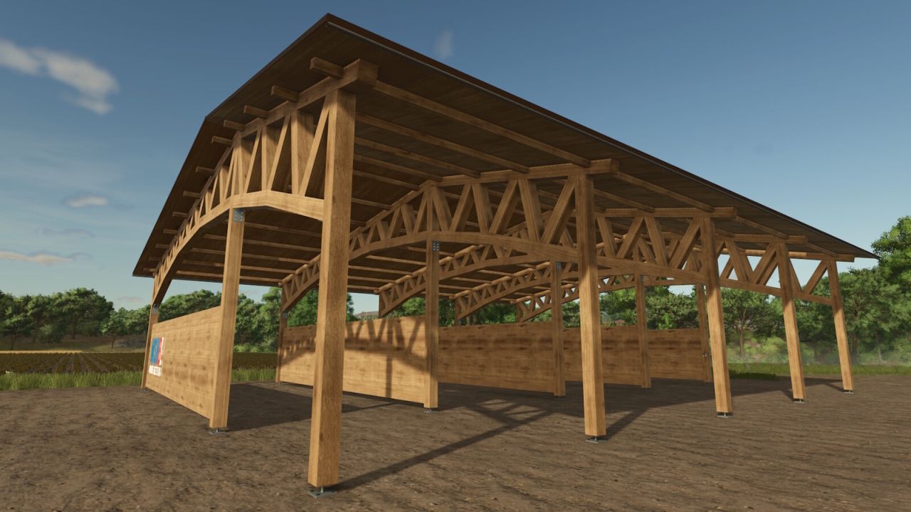 Пакет дерев'яних укриттів для Farming Simulator 25