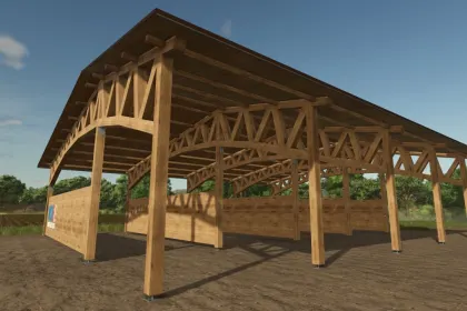 Пакет дерев'яних укриттів для Farming Simulator 25 — 4
