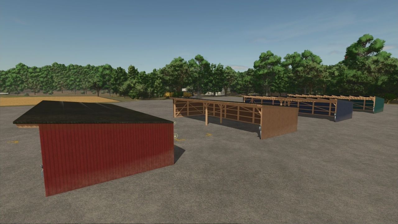 Склад для палет і тюків для Farming Simulator 25