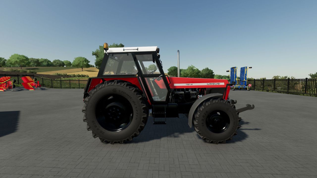 Трактор Ursus 1614 Pietriv Edit GPS для Farming Simulator 22