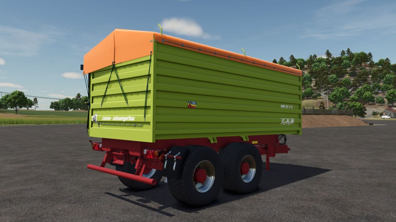 Effizienter CoNoW Tandem-Anhänger für Große Transporte in Farming Simulator 25