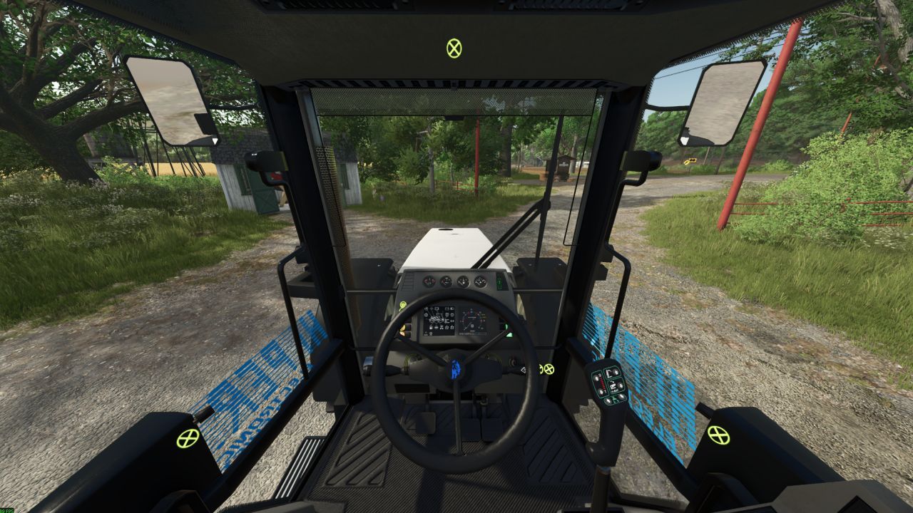 Трактор Lamborghini Racing HI PER 190 для Farming Simulator 25