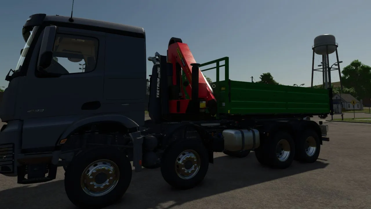 Ефективна Multilift Platform з Краном Palfinger — Універсальний Помічник у FS25