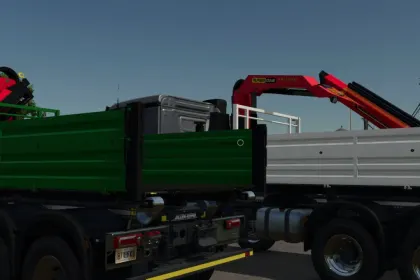 Ефективна Multilift Platform з Краном Palfinger — Універсальний Помічник у FS25