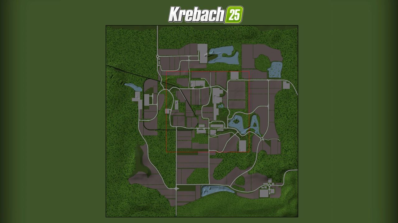 Карта Krebach для Farming Simulator 25