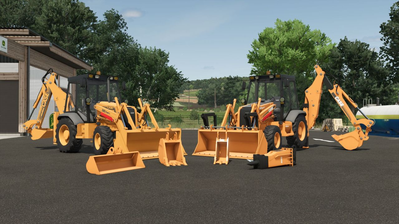 Lader Case 580 Super M & L Pack für Farming Simulator 25
