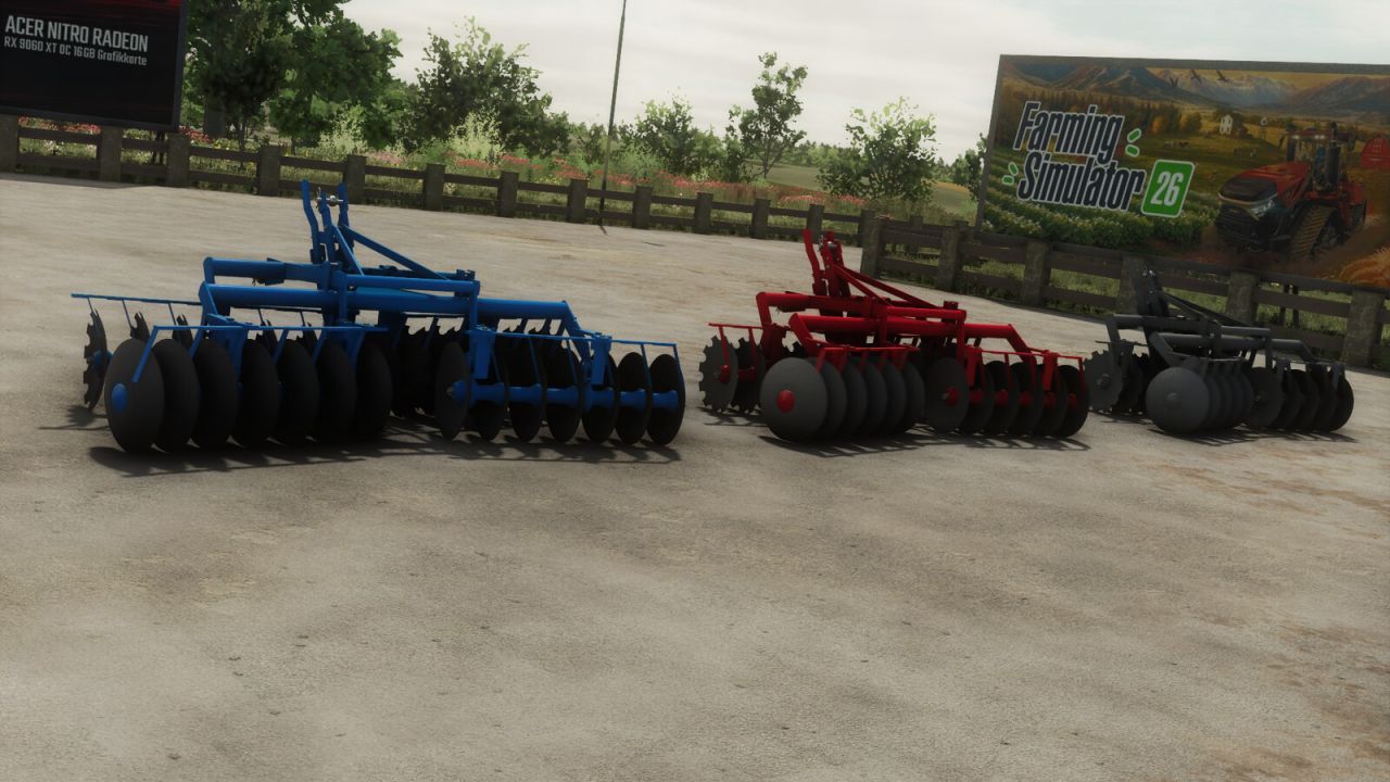 Scheibenegge Lizard Disc Harrow 20 für Farming Simulator 25