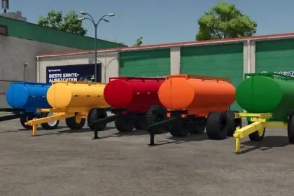 Пакет причепів для рідин RT 3000, RT 3400, RT 4000 для Farming Simulator 25