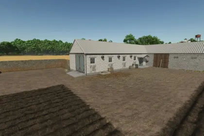 Polish Cow Barn With Storage for Farming Simulator 25