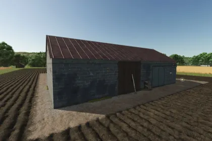 Старий польський сарай для худоби з місцем для зберігання для Farming Simulator 25 — 3