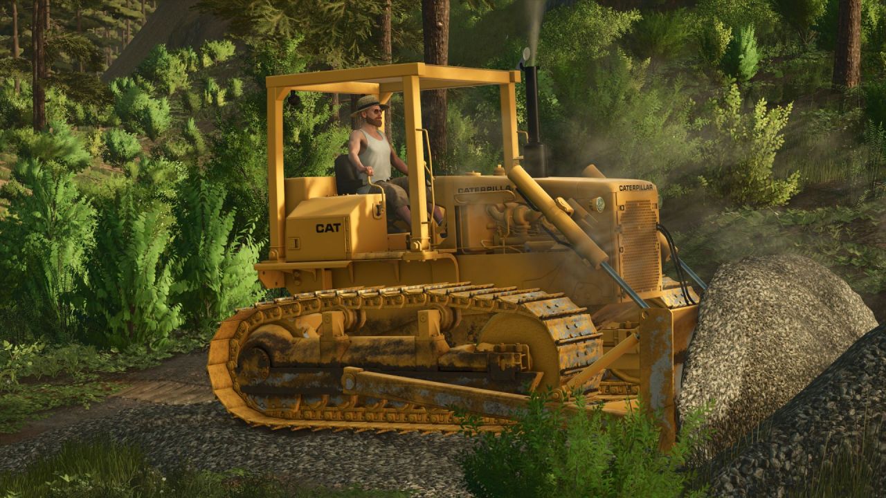 Bulldozer CAT D6D TerraFarm für Farming Simulator 25