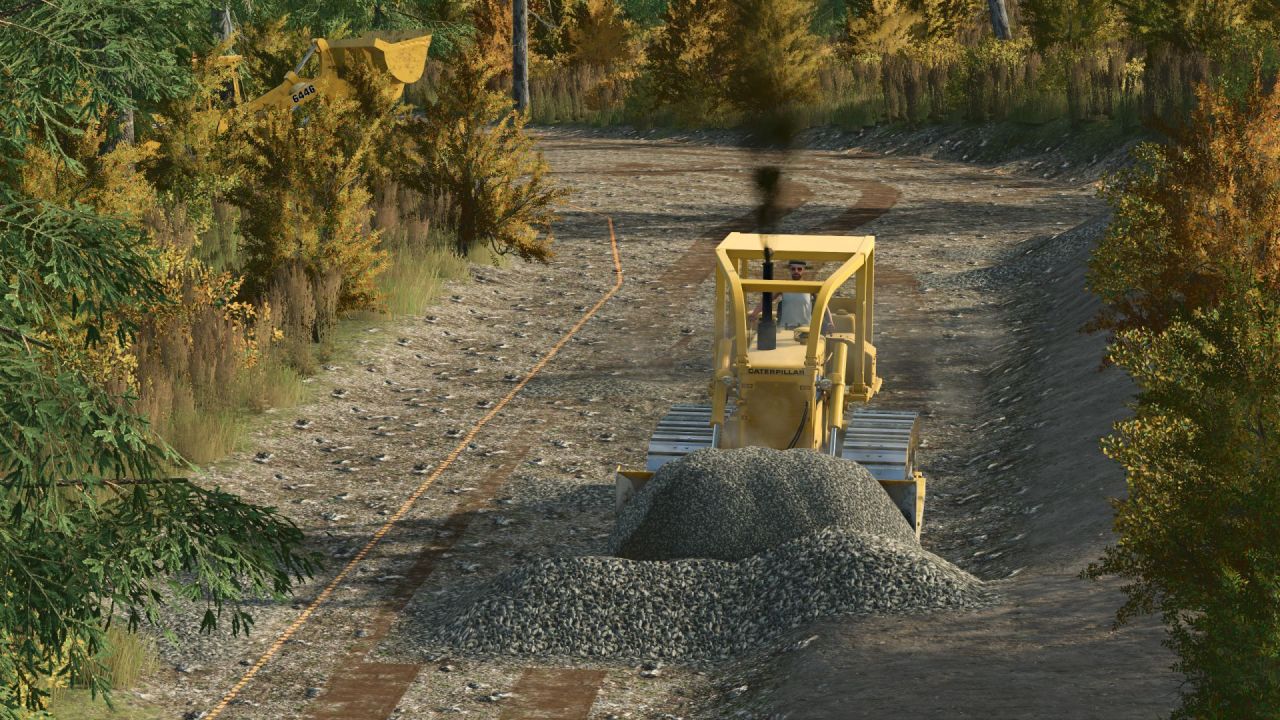 Bulldozer CAT D6D TerraFarm für Farming Simulator 25