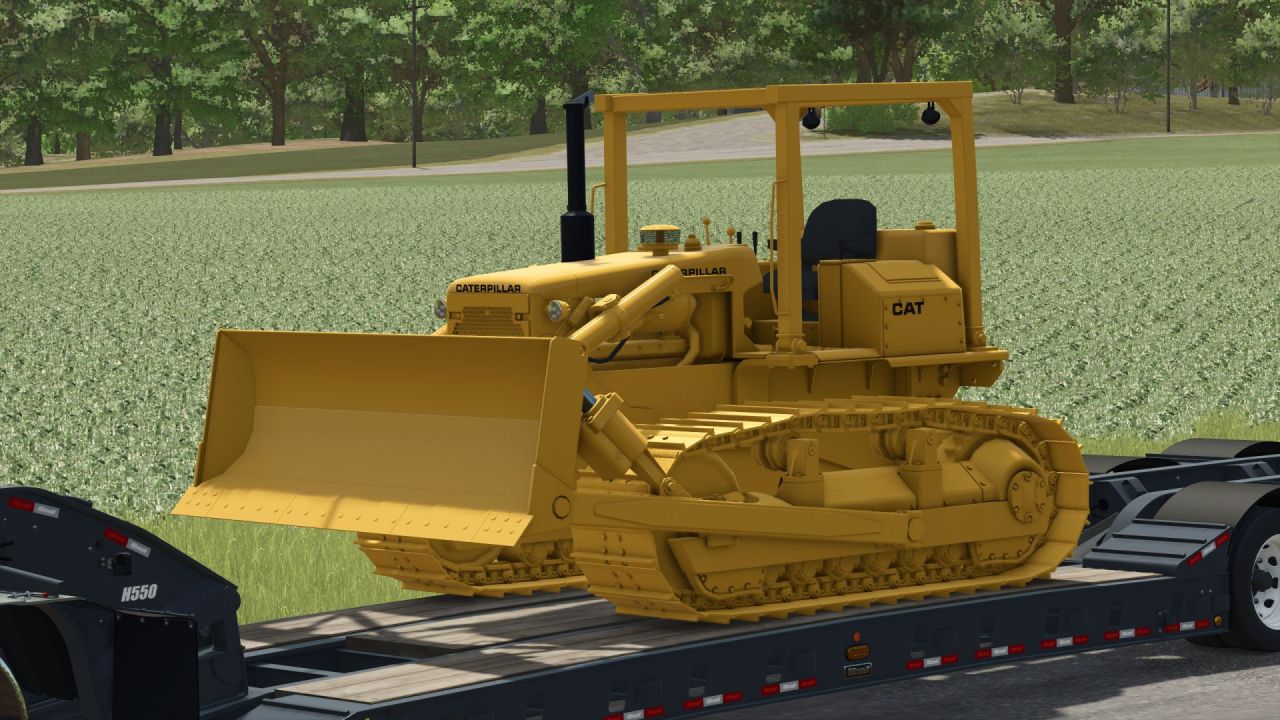 Bulldozer CAT D6D TerraFarm für Farming Simulator 25
