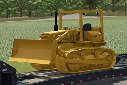 Bulldozer CAT D6D TerraFarm für Farming Simulator 25 — 4