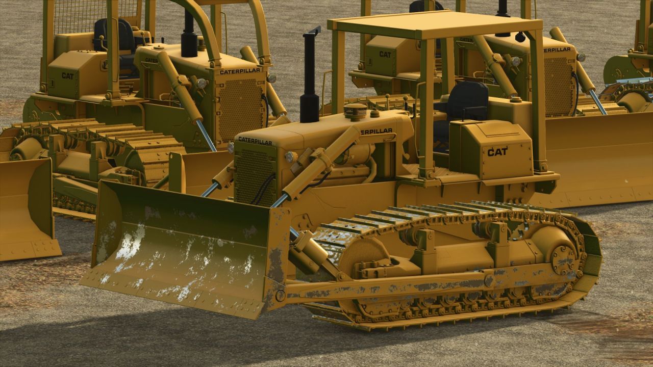 Bulldozer CAT D6D TerraFarm für Farming Simulator 25