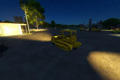 Bulldozer CAT D6D TerraFarm für Farming Simulator 25 — 6
