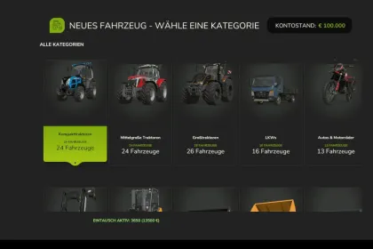 Fahrzeugtauschsystem für Farming Simulator 25 — 2