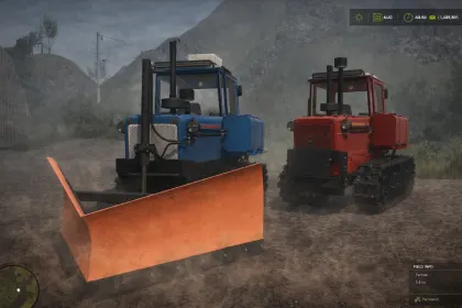 Мод на гусеничний трактор DT-75 для Фермер Симулятор 25