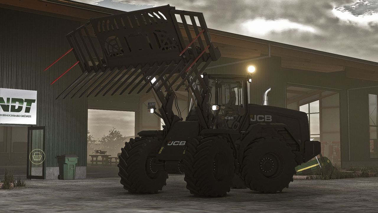 Потужний Фронтальний Навантажувач JCB 435S-LED для Farming Simulator 25