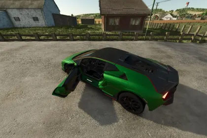 Автомобіль Lamborghini Temerario для Farming Simulator 25 — 3
