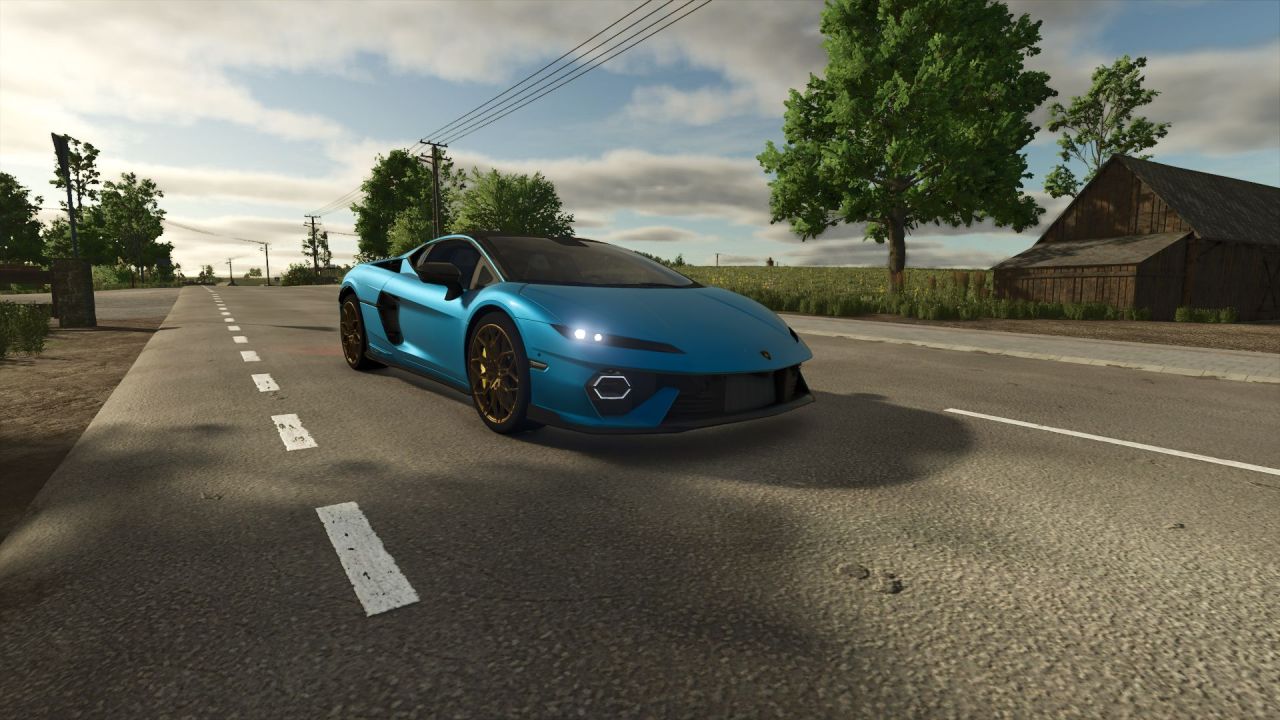 Автомобіль Lamborghini Temerario для Farming Simulator 25