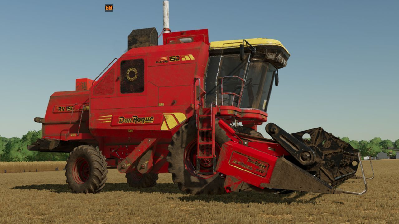 Комбайн Don Roque RV 150 E для Farming Simulator 25