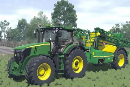 Трактор John Deere 7R Series 2011 для Farming Simulator 25