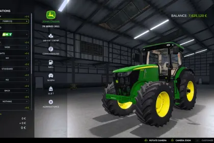 Traktor John Deere 7R Series 2011 do Farming Simulator 25 — 2