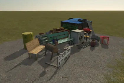 Efektywny Decoration Pack (19 Obiektów) dla Farming Simulator 25 — Stylowa Dekoracja dla Farmy — 2