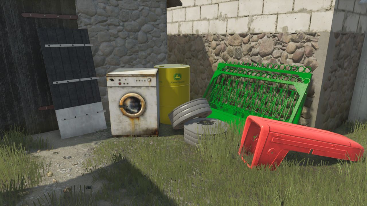 Efektywny Decoration Pack (19 Obiektów) dla Farming Simulator 25 — Stylowa Dekoracja dla Farmy