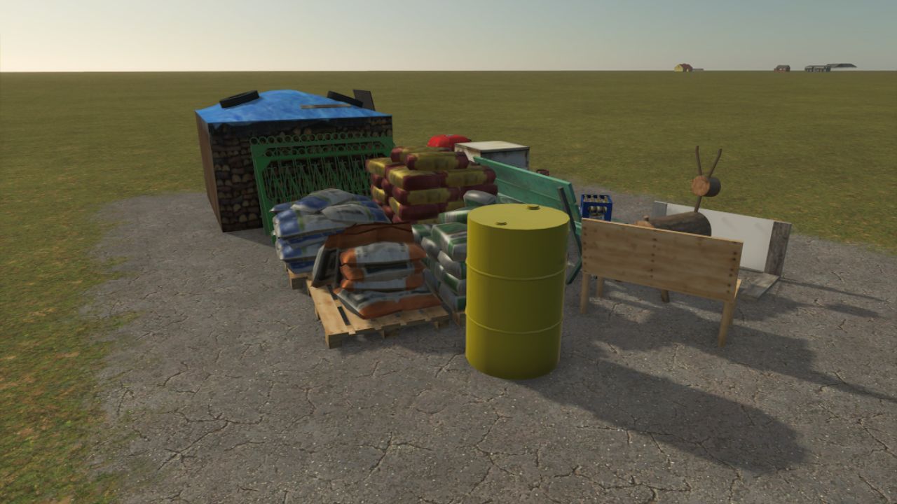 Efektywny Decoration Pack (19 Obiektów) dla Farming Simulator 25 — Stylowa Dekoracja dla Farmy