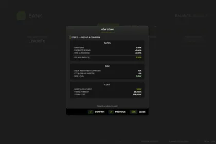 Банк та кредит для Farming Simulator 25 — 3