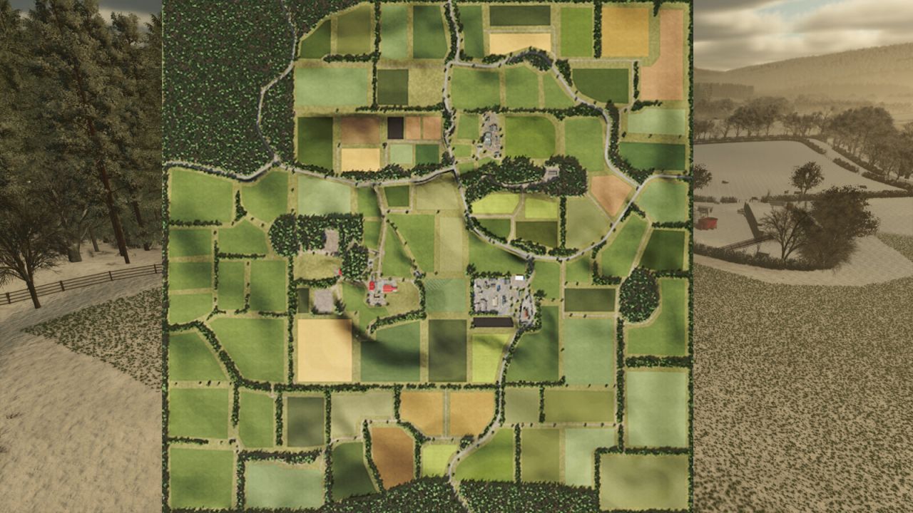 Карта Drumard Farm для Farming Simulator 25