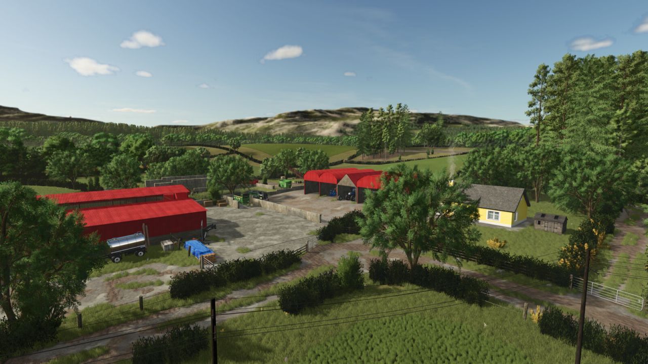 Карта Drumard Farm для Farming Simulator 25