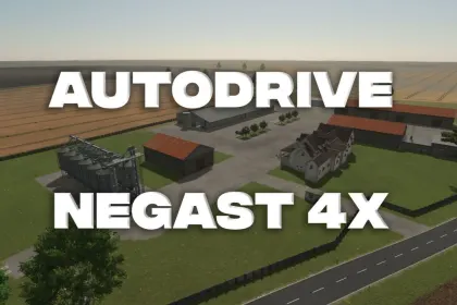 Автодрайв для карти Negast 4X для Farming Simulator 25