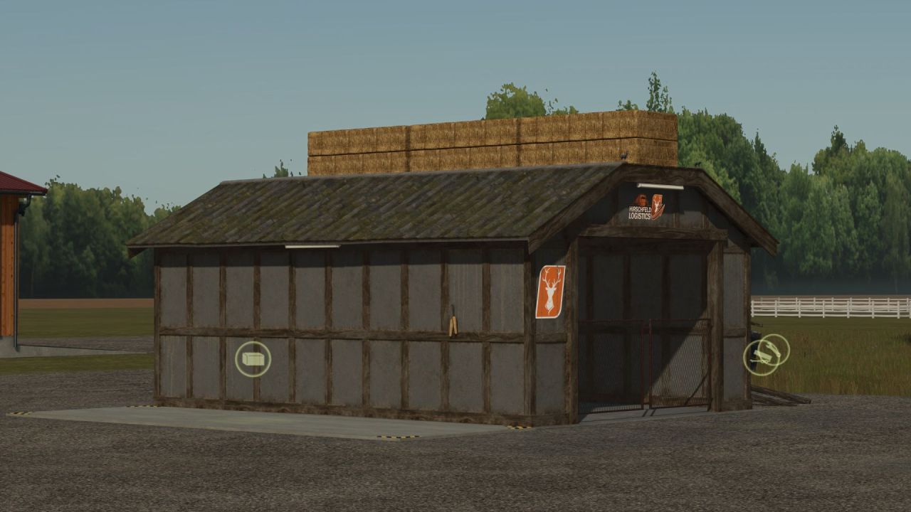 Складські приміщення Hirschfeld для Farming Simulator 25