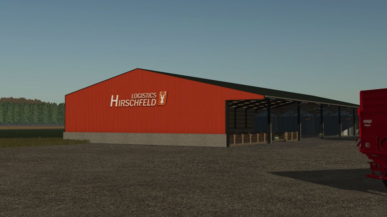 Складські приміщення Hirschfeld для Farming Simulator 25