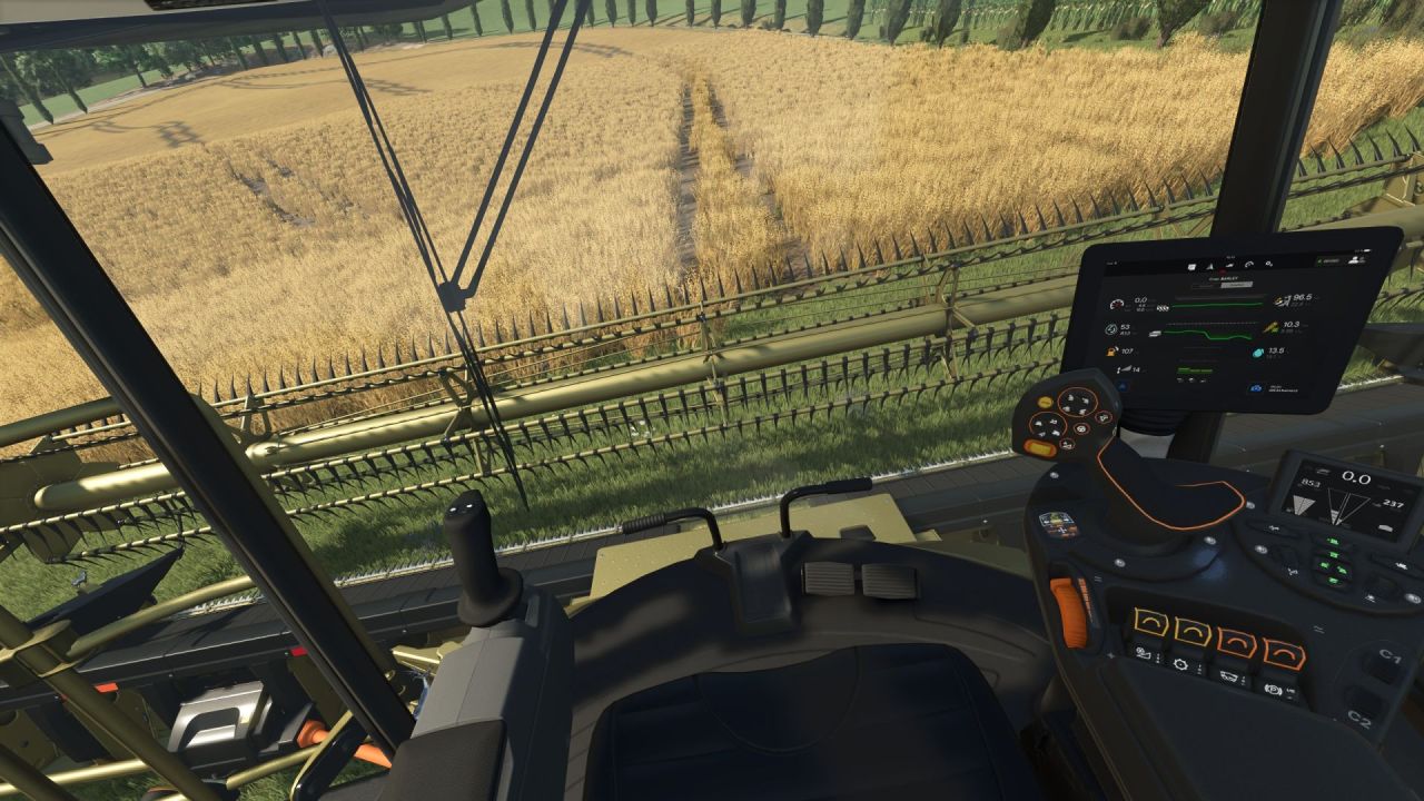 Комбайн AGCO Ideal Pack Hirschfeld Edition для Farming Simulator 25