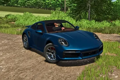 Автомобіль Porsche 911 Turbo S для Farming Simulator 25