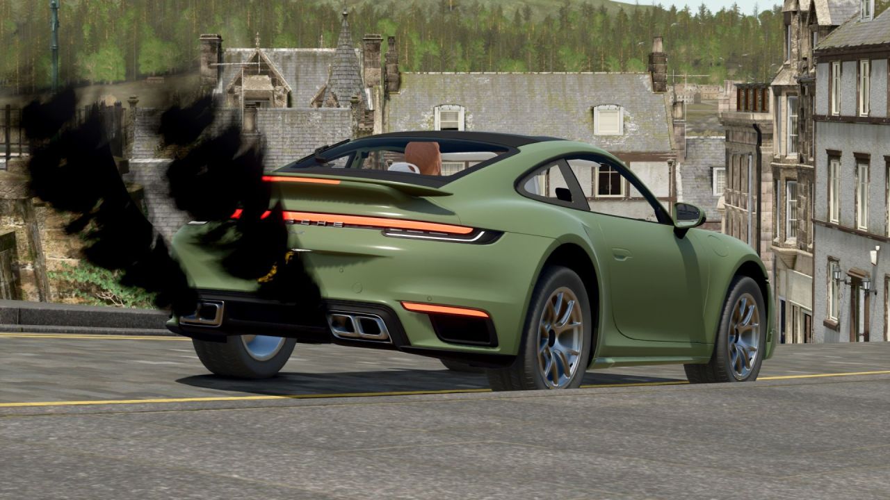 Автомобіль Porsche 911 Turbo S для Farming Simulator 25