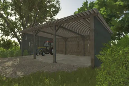 Компактний Перетворюваний Shed-Навіс для Farming Simulator 25 — Зручне Укриття для Техніки — 1