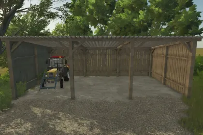 Компактний Перетворюваний Shed-Навіс для Farming Simulator 25 — Зручне Укриття для Техніки — 2