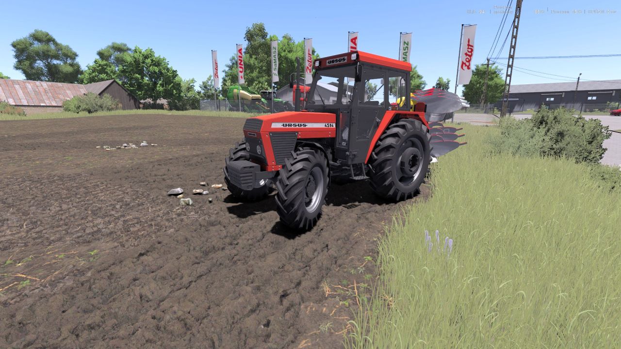 Трактор Ursus 4512 / 4514 для Farming Simulator 25