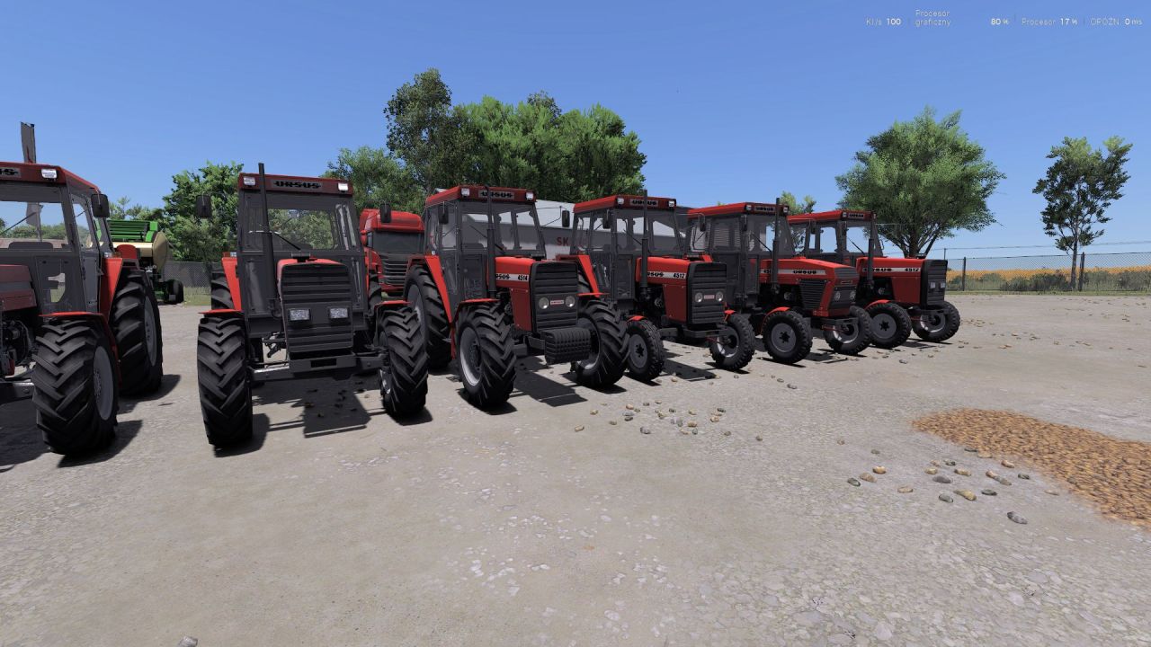 Трактор Ursus 4512 / 4514 для Farming Simulator 25